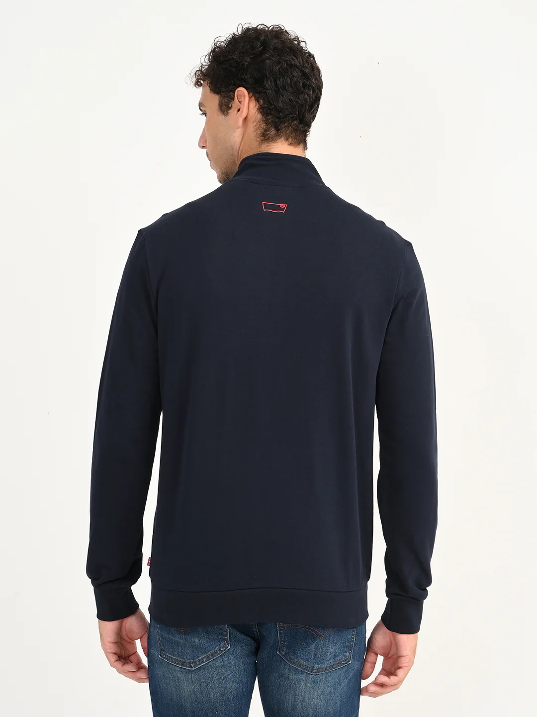 Men's Solid Turtleneck Sweatshirt - Image 3