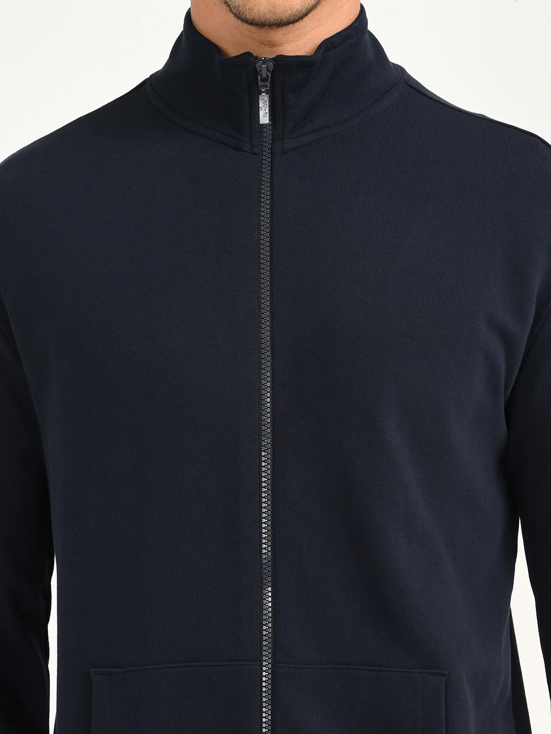 Men's Solid Turtleneck Sweatshirt - Image 4