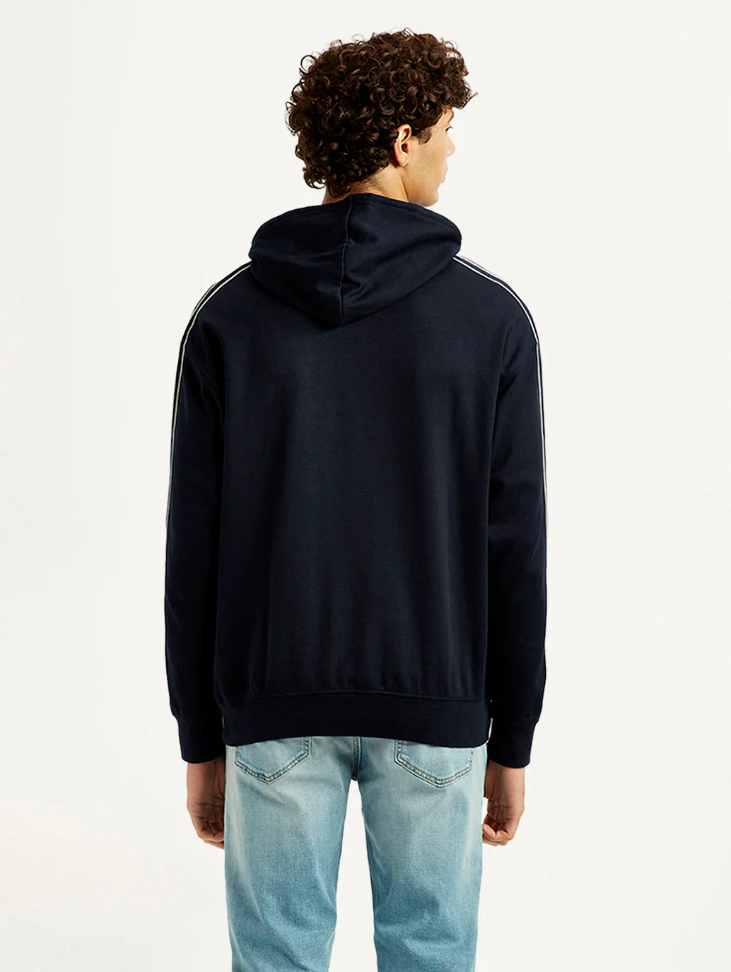 Men's Graphic Black Hooded Sweatshirt - Image 3
