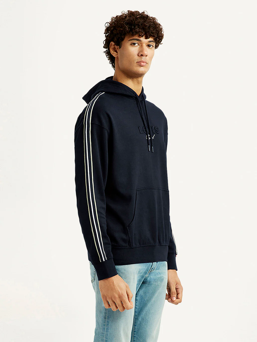 Men's Graphic Black Hooded Sweatshirt - Image 5
