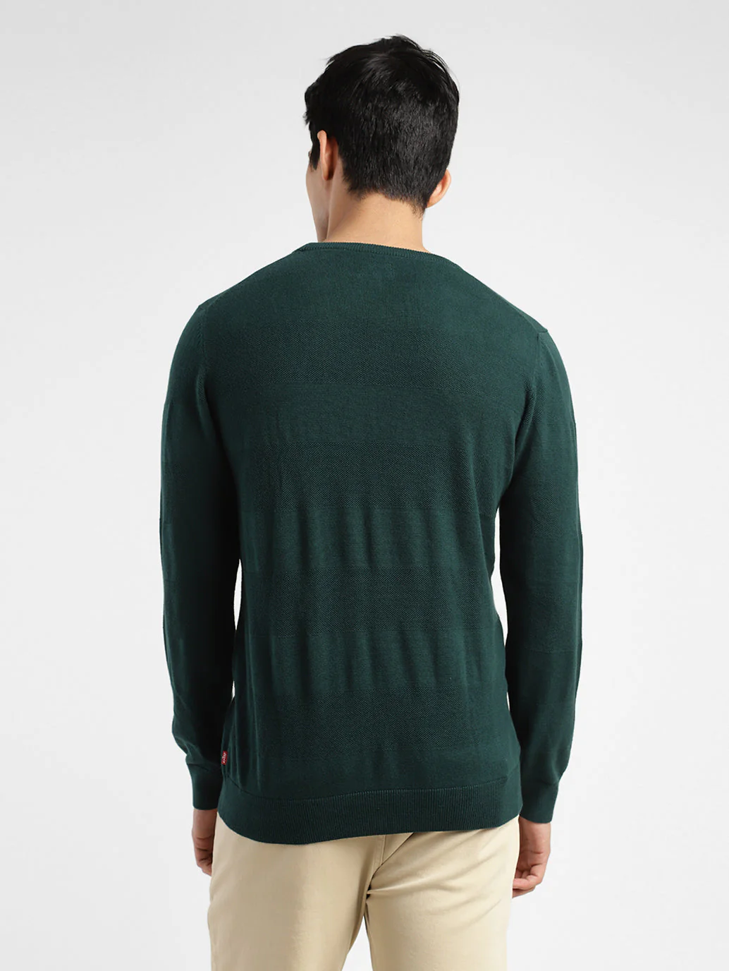 Men's Solid Crew Neck Sweater - Image 3