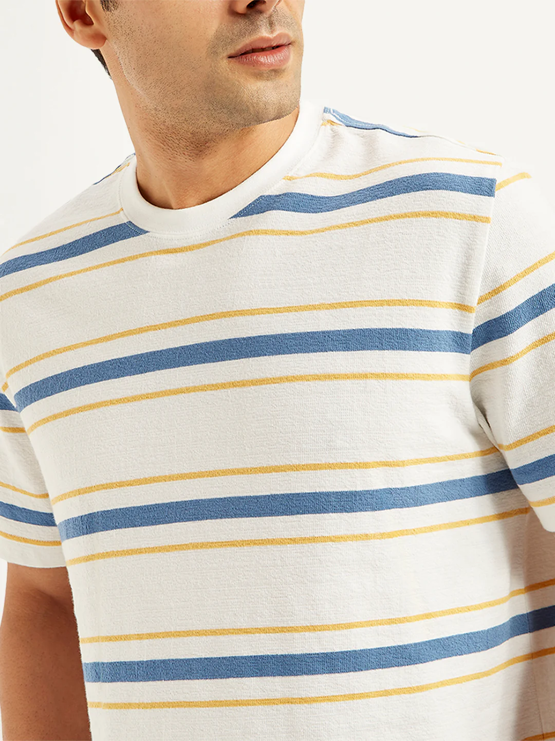 Men's Striped Crew Neck T-Shirt - Image 5