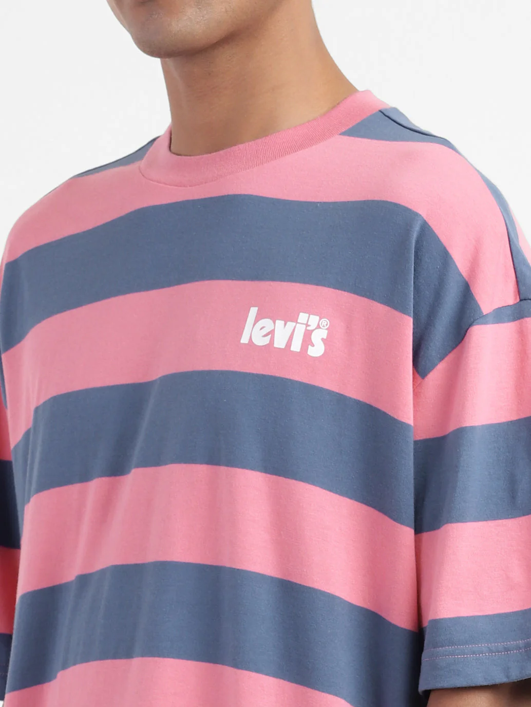 Men's Striped Crew Neck T-shirt - Image 5