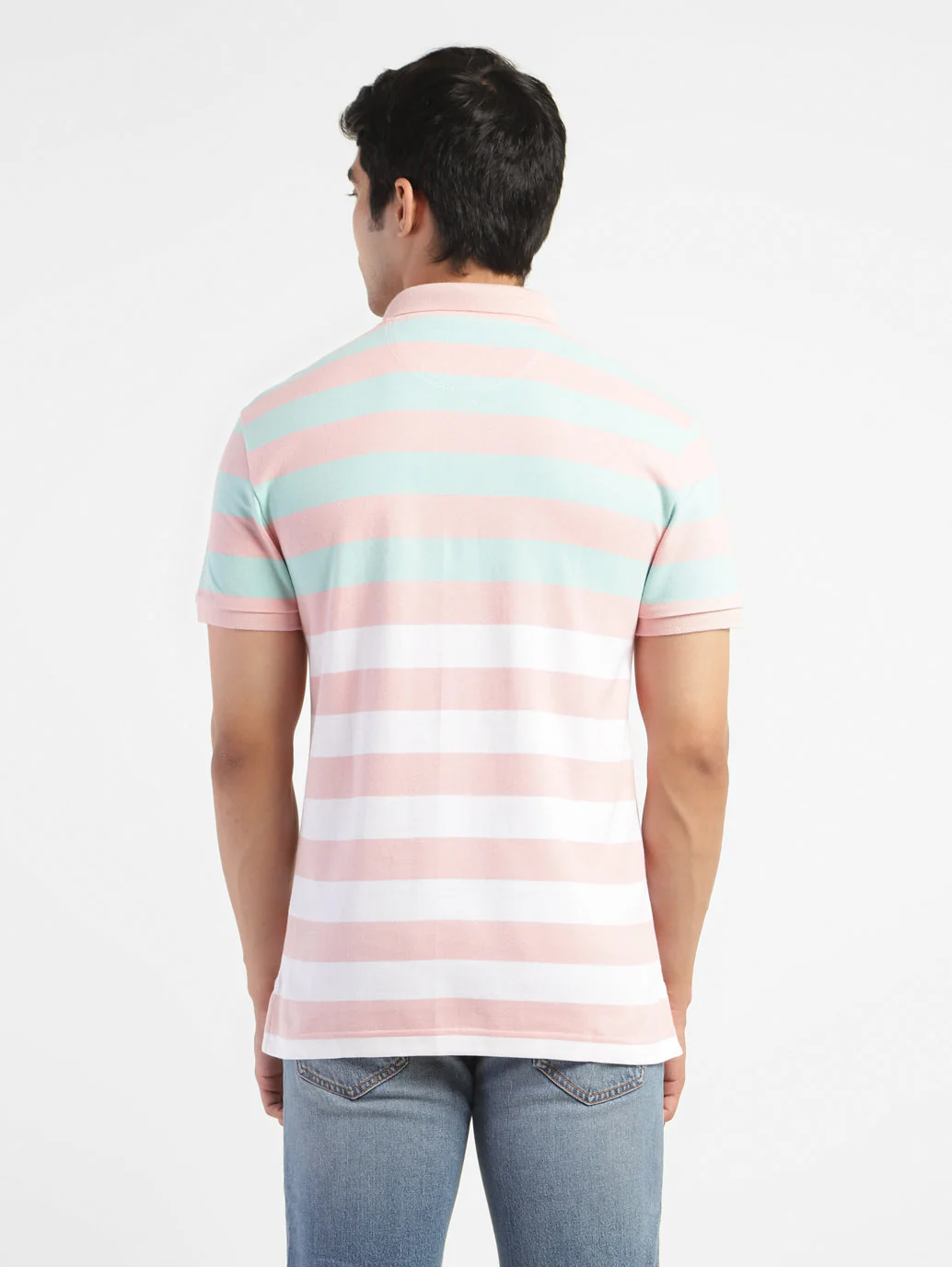 Men's Colorblock Polo T-shirt - Image 3