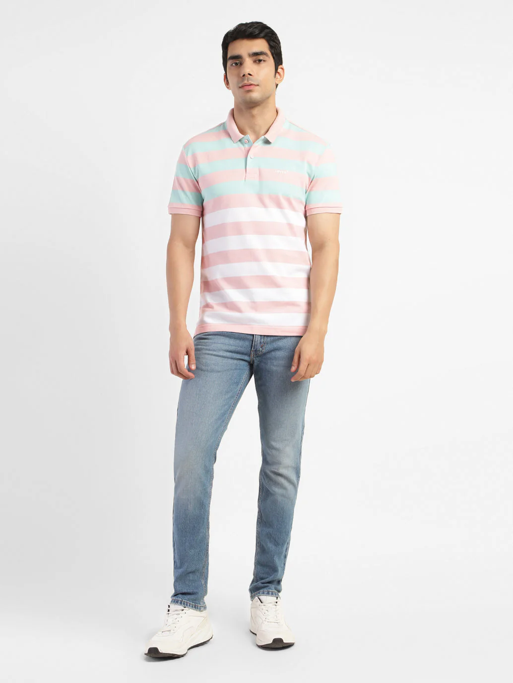 Men's Colorblock Polo T-shirt - Image 5