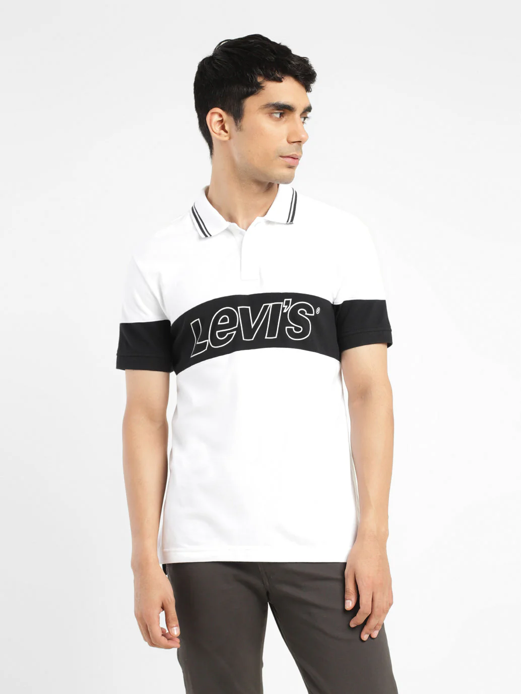Men's Colorblock Polo T-shirt - Image 2