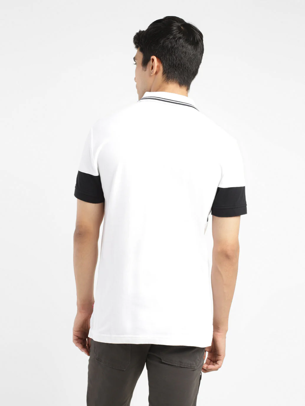 Men's Colorblock Polo T-shirt - Image 3