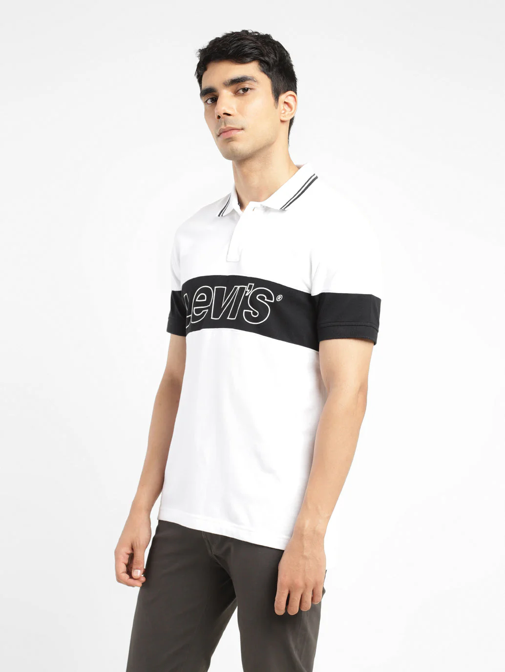 Men's Colorblock Polo T-shirt - Image 4