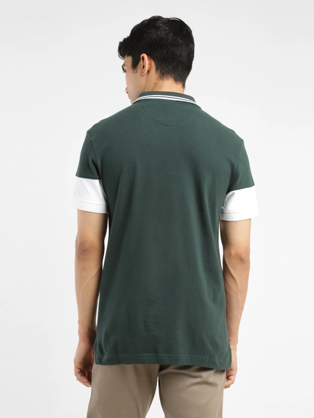 Men's Colorblock Polo T-shirt - Image 3