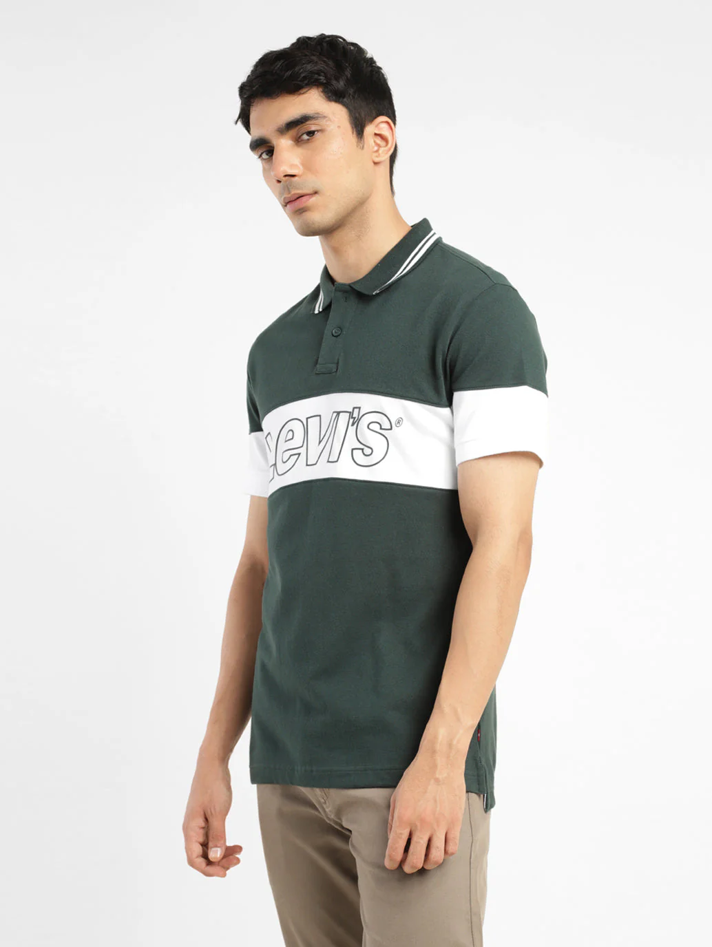 Men's Colorblock Polo T-shirt - Image 4