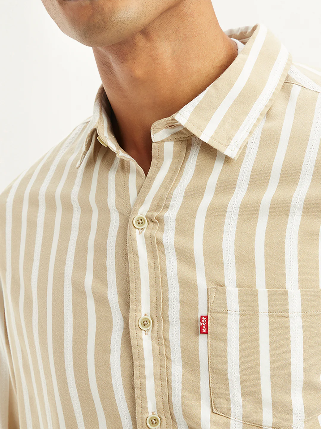 Men's Striped Slim Fit Shirt - Image 5