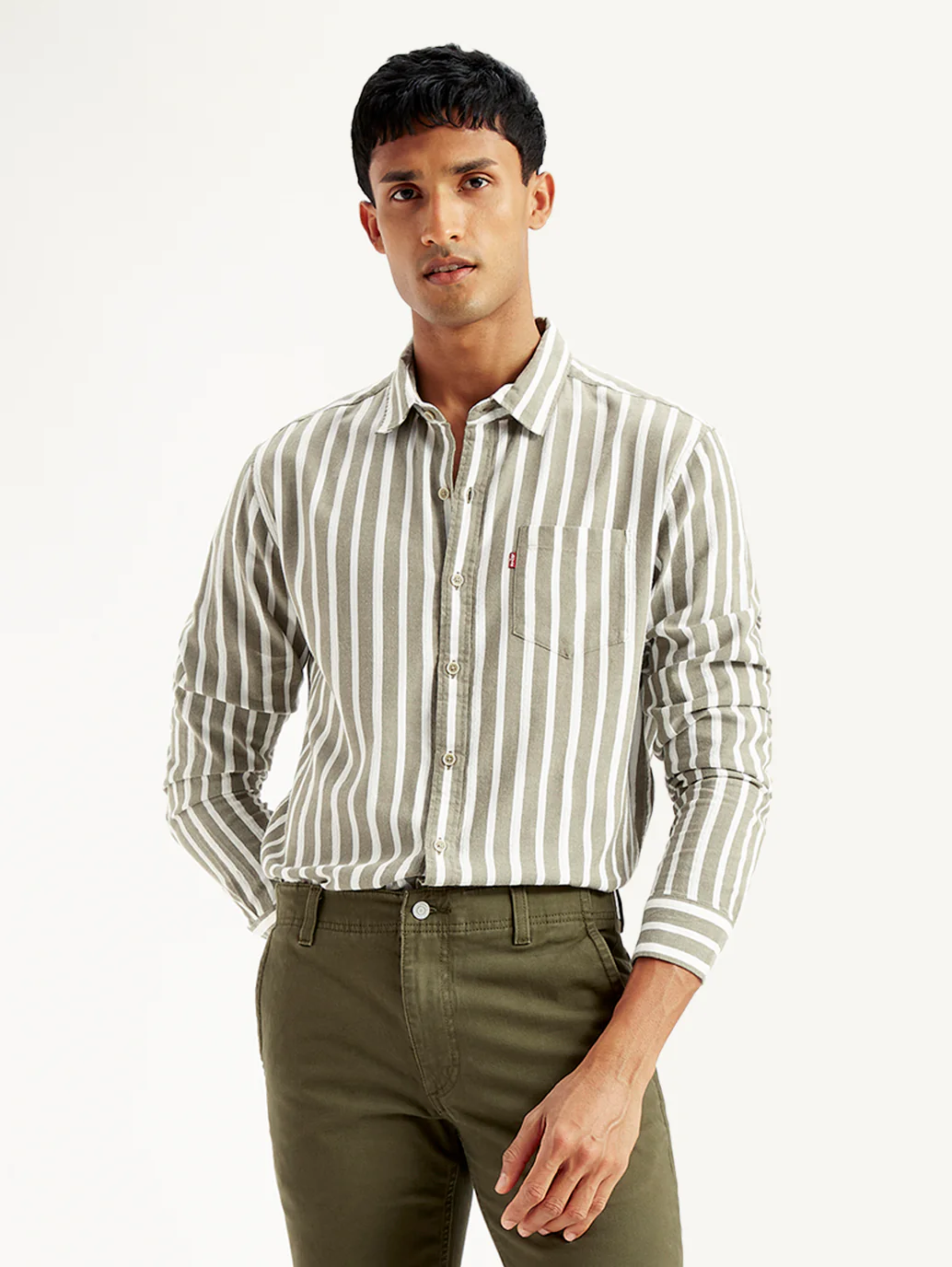 Men's Striped Slim Fit Shirt