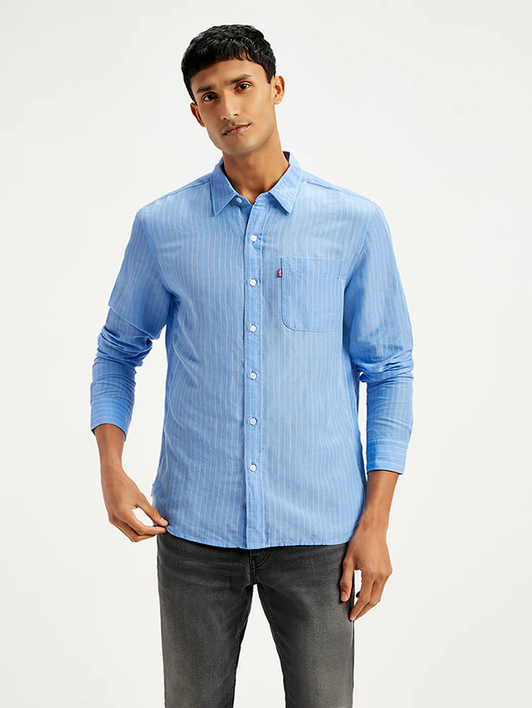 Men's Striped Slim Fit Shirt