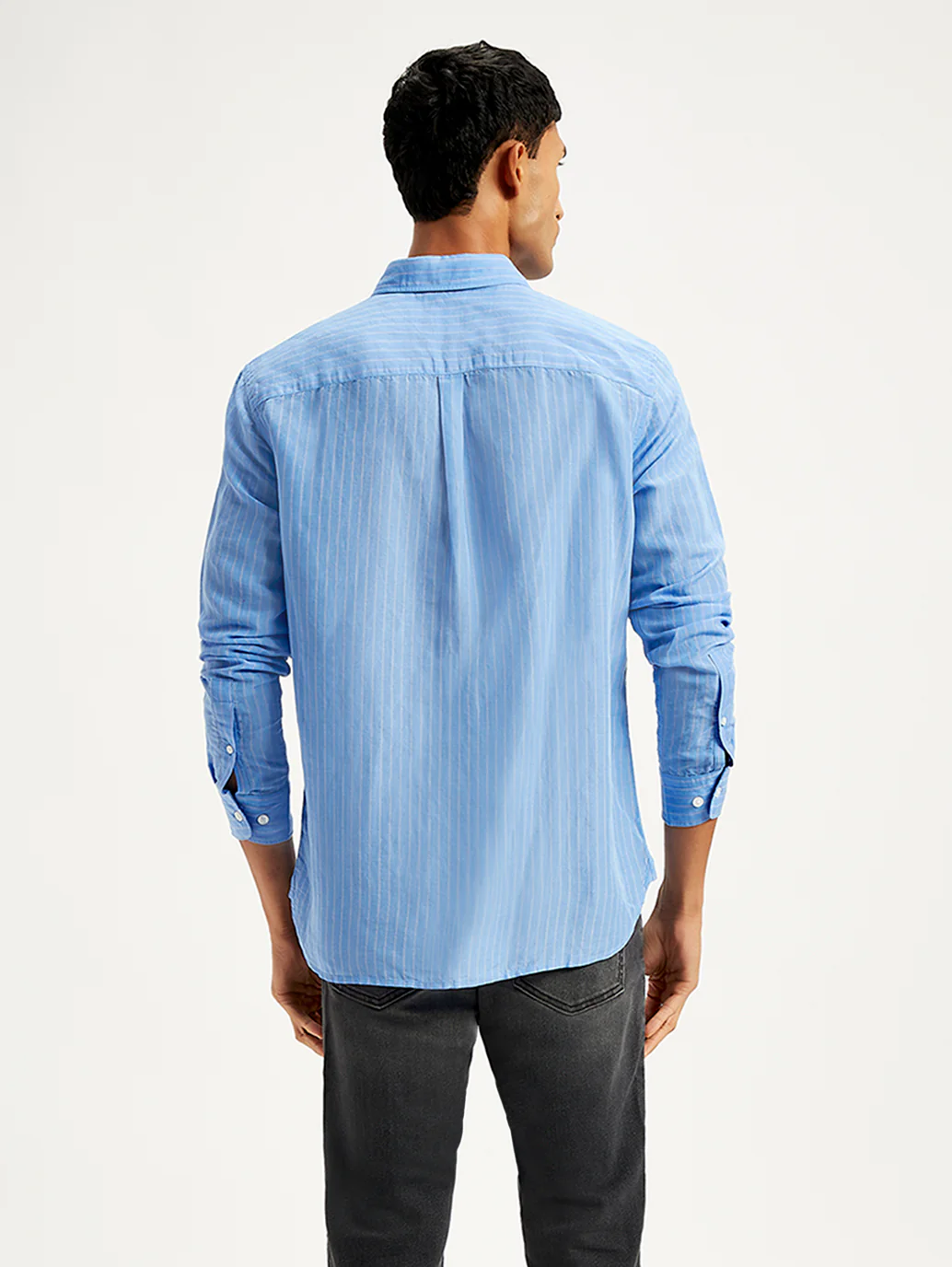 Men's Striped Slim Fit Shirt - Image 5