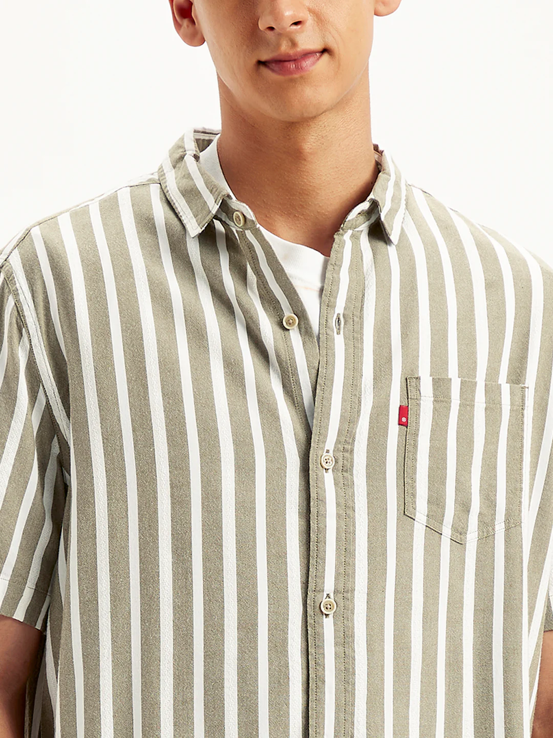 Men's Striped Slim Fit Shirt - Image 5