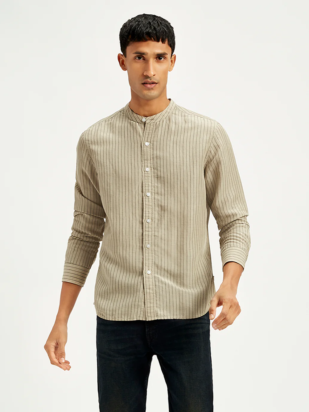 Men's Striped Slim Fit Shirt - Image 5