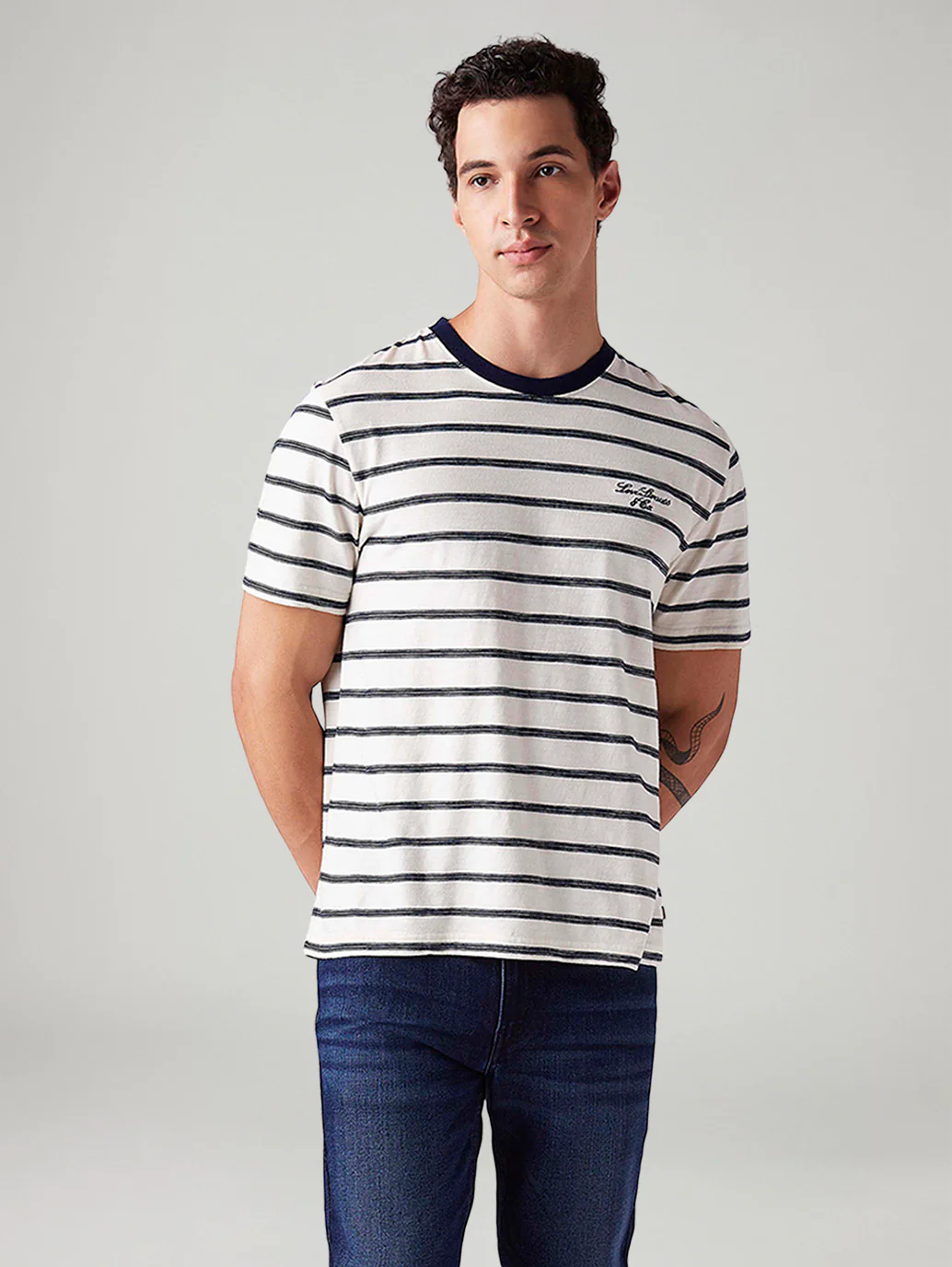 Men's Striped Regular Fit T-Shirt