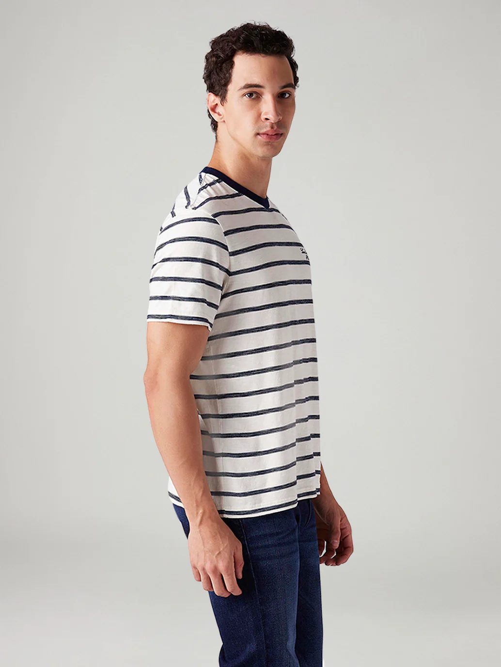 Men's Striped Regular Fit T-Shirt - Image 5