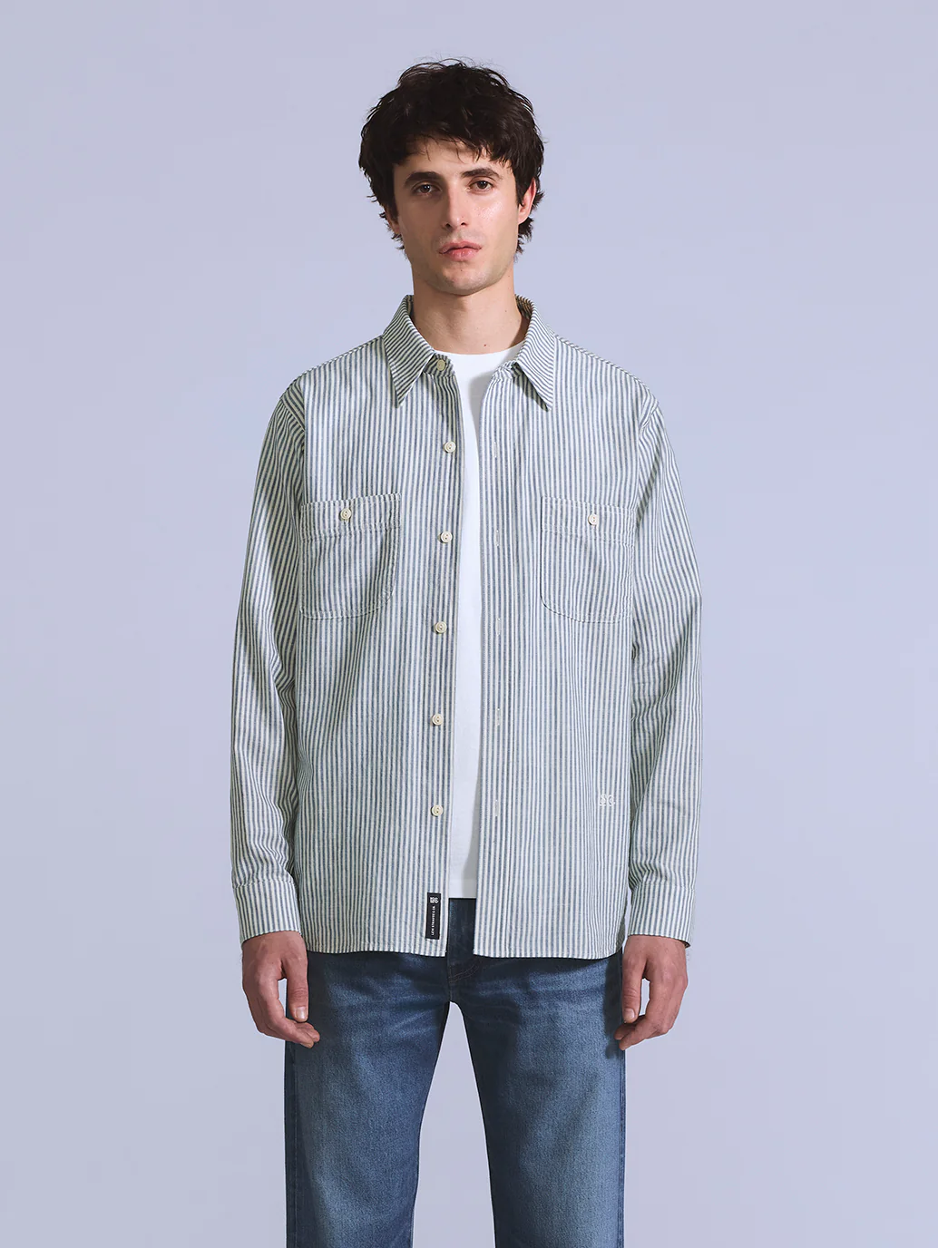 Men's Striped Relaxed Fit Shirt