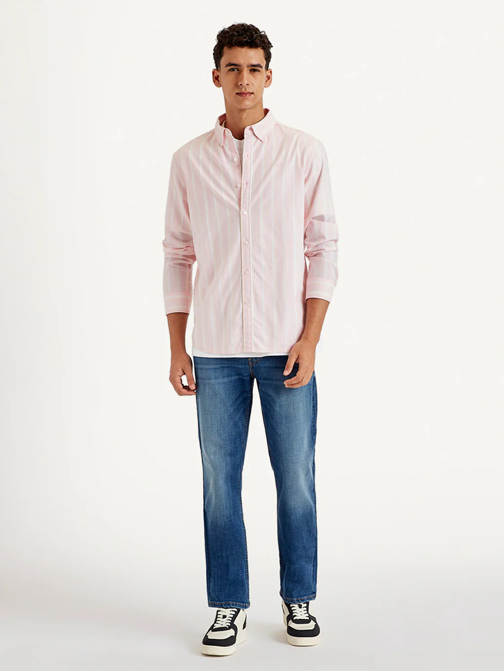 Men's Striped Slim Fit Shirt - Image 2