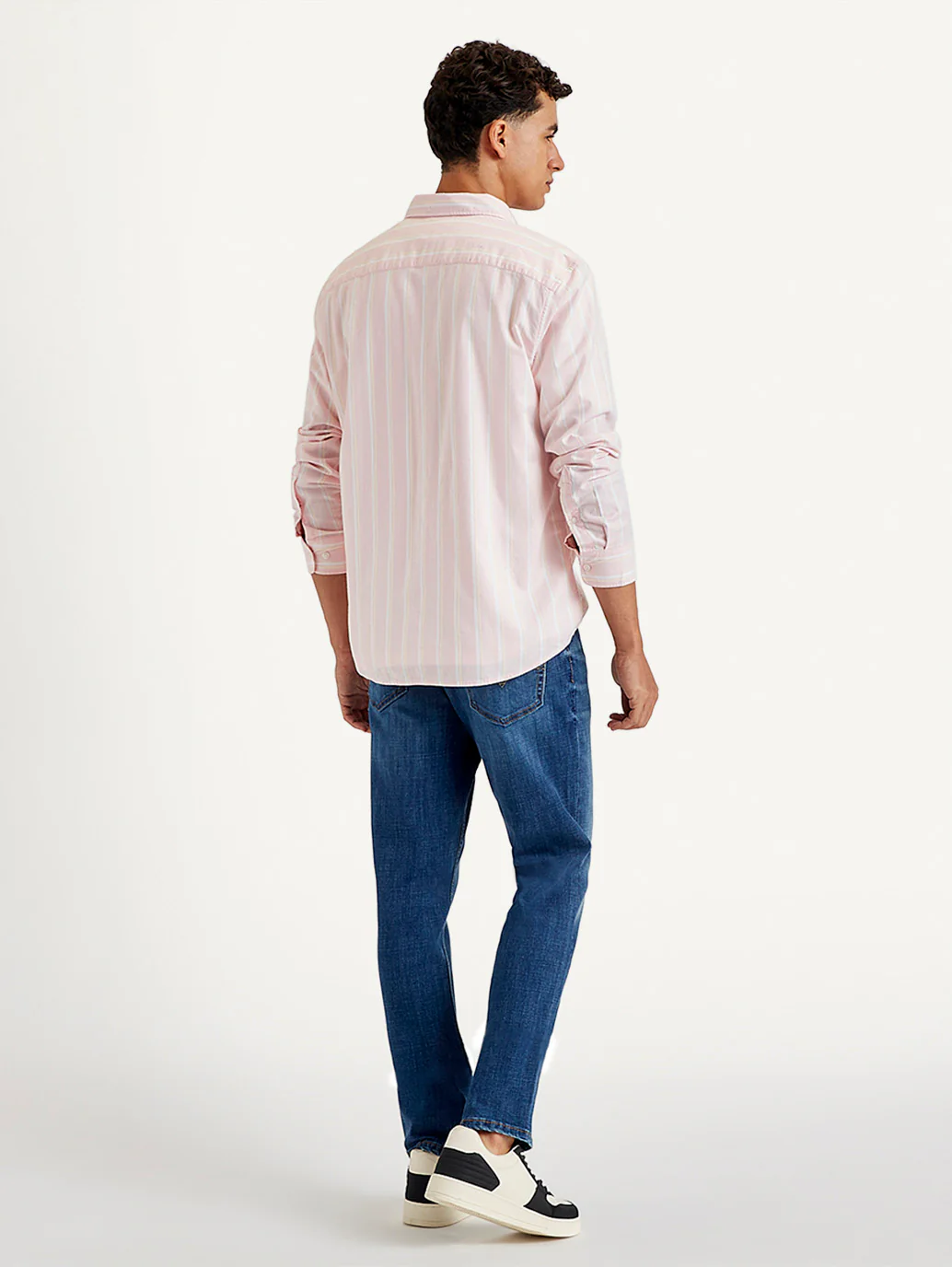 Men's Striped Slim Fit Shirt - Image 4