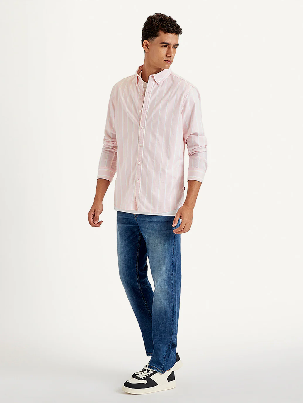 Men's Striped Slim Fit Shirt - Image 5