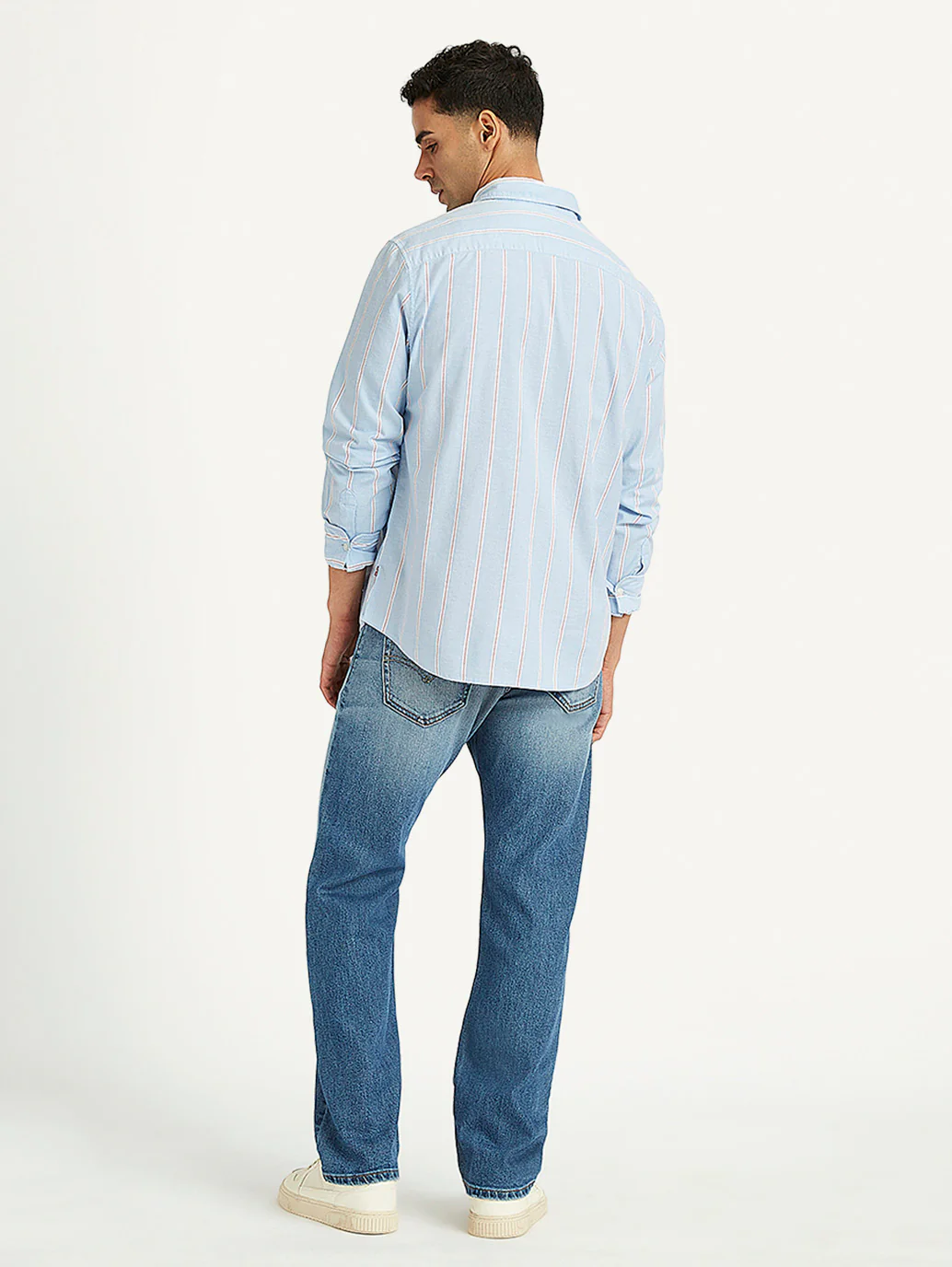 Men's Striped Slim Fit Shirt - Image 2
