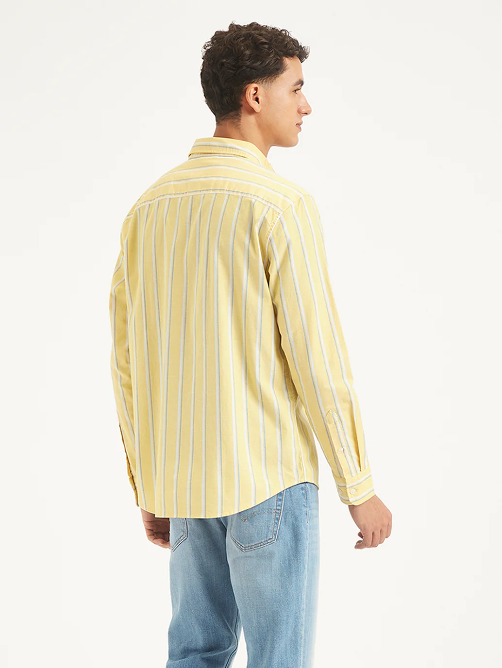 Men's Striped Slim Fit Shirt - Image 4
