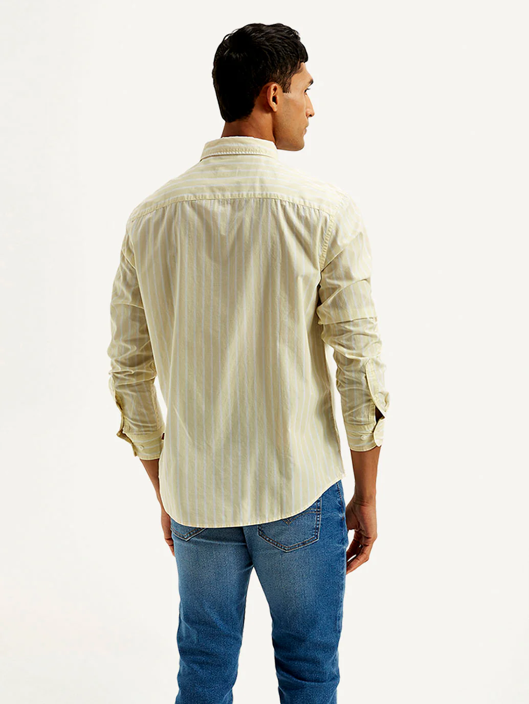 Men's Striped Slim Fit Shirt - Image 3