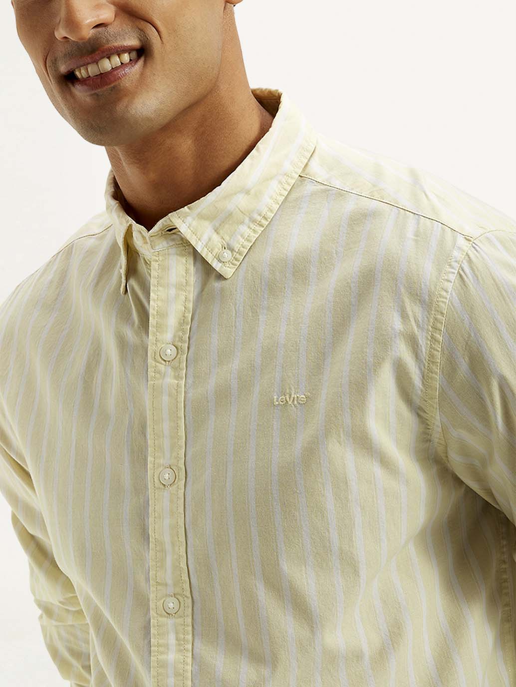 Men's Striped Slim Fit Shirt - Image 4