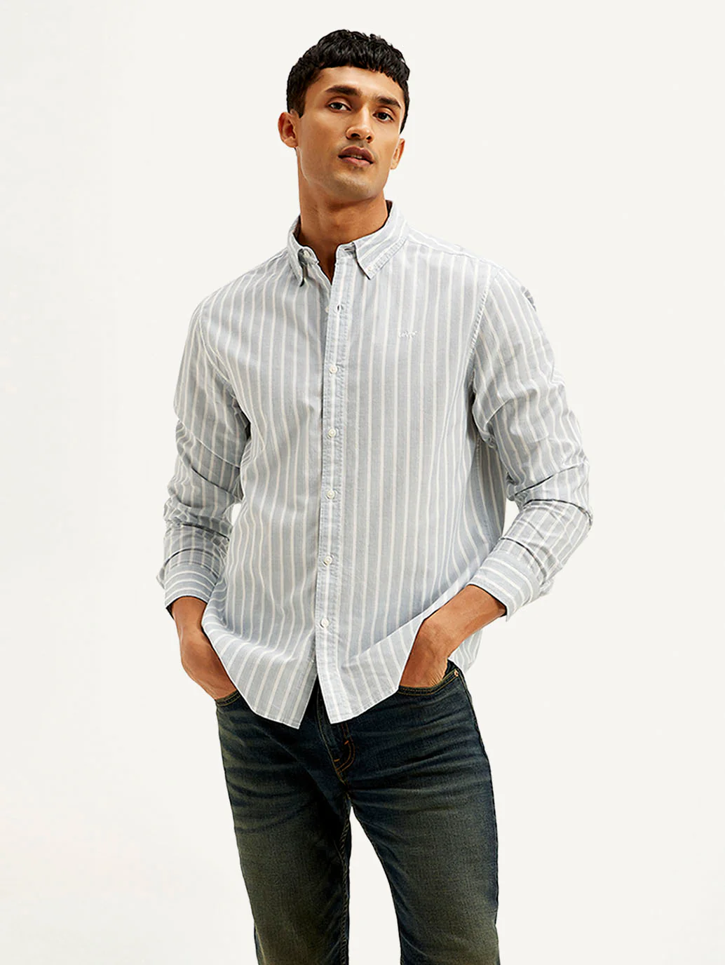 Men's Striped Slim Fit Shirt