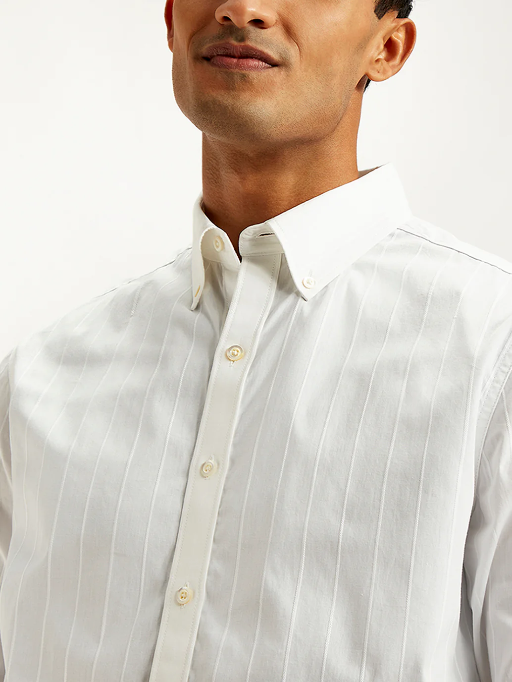 Men's Redloop Striped Slim Fit Shirt - Image 3