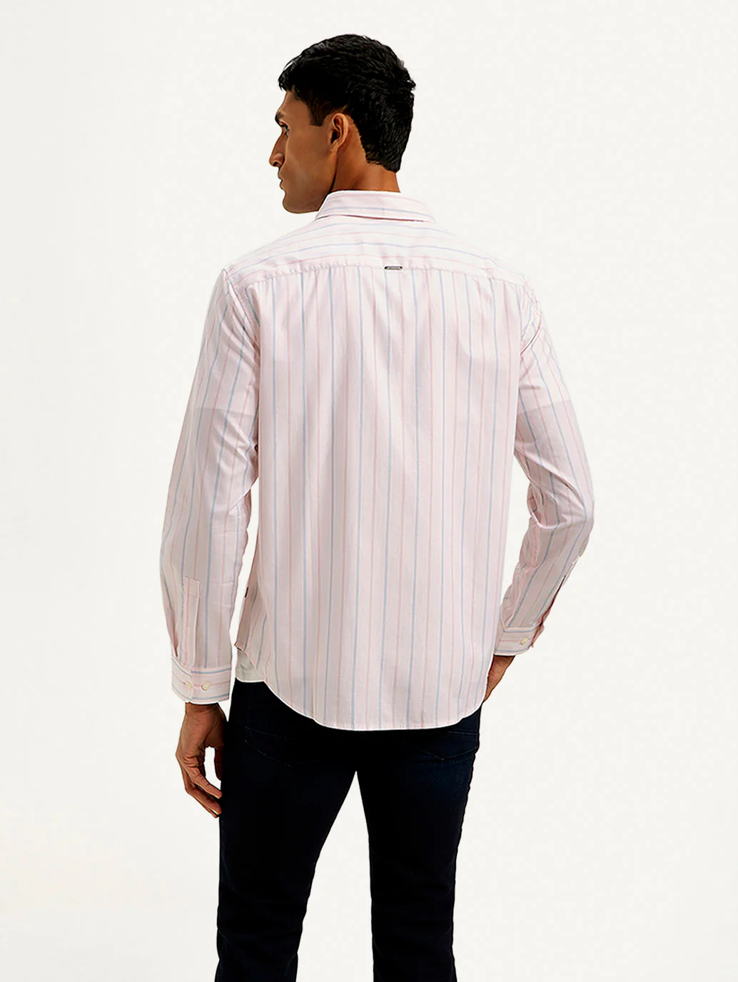 Men's Redloop Striped Slim Fit Shirt - Image 3