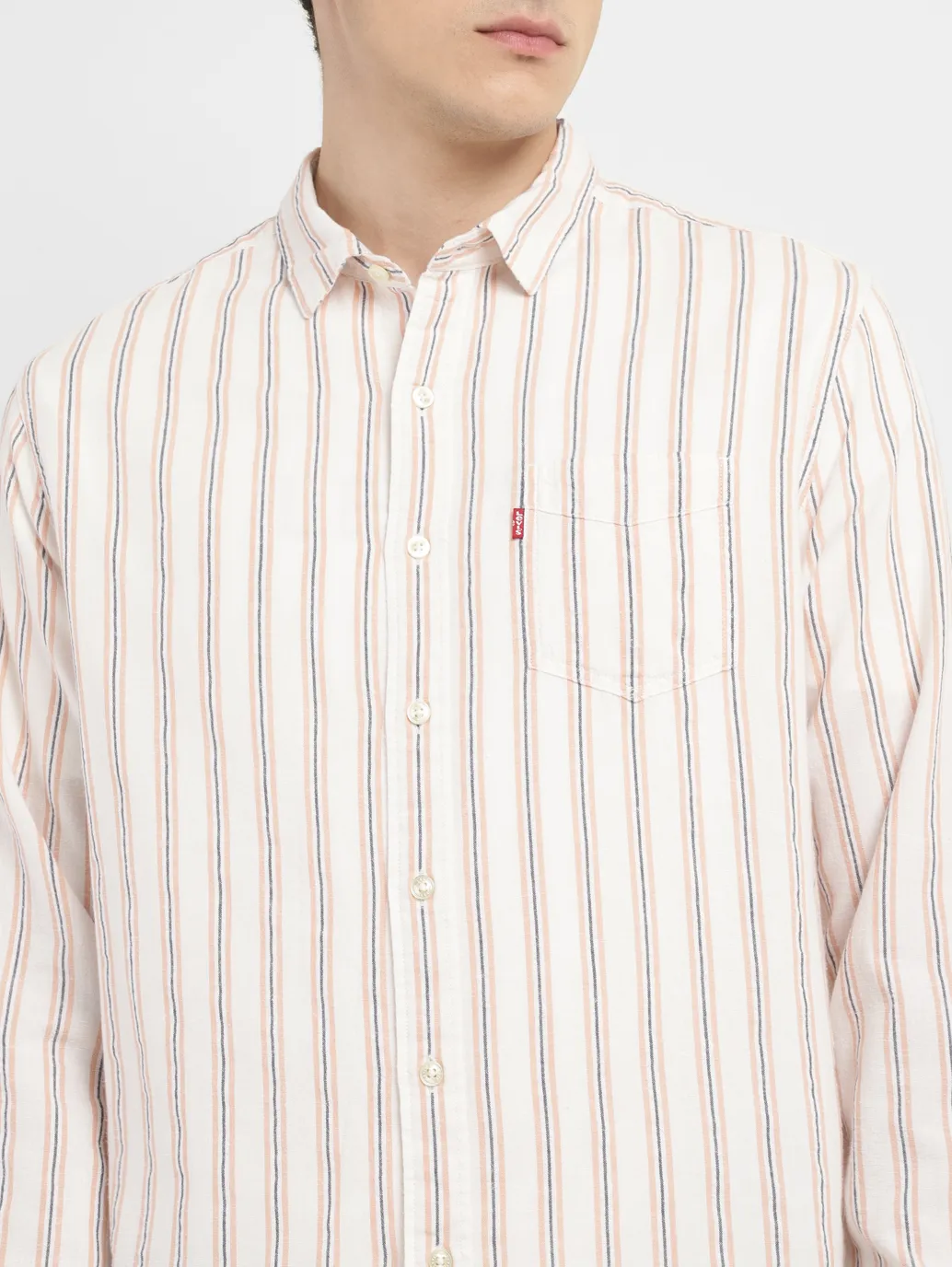 Men's Striped Slim Fit Shirt - Image 5