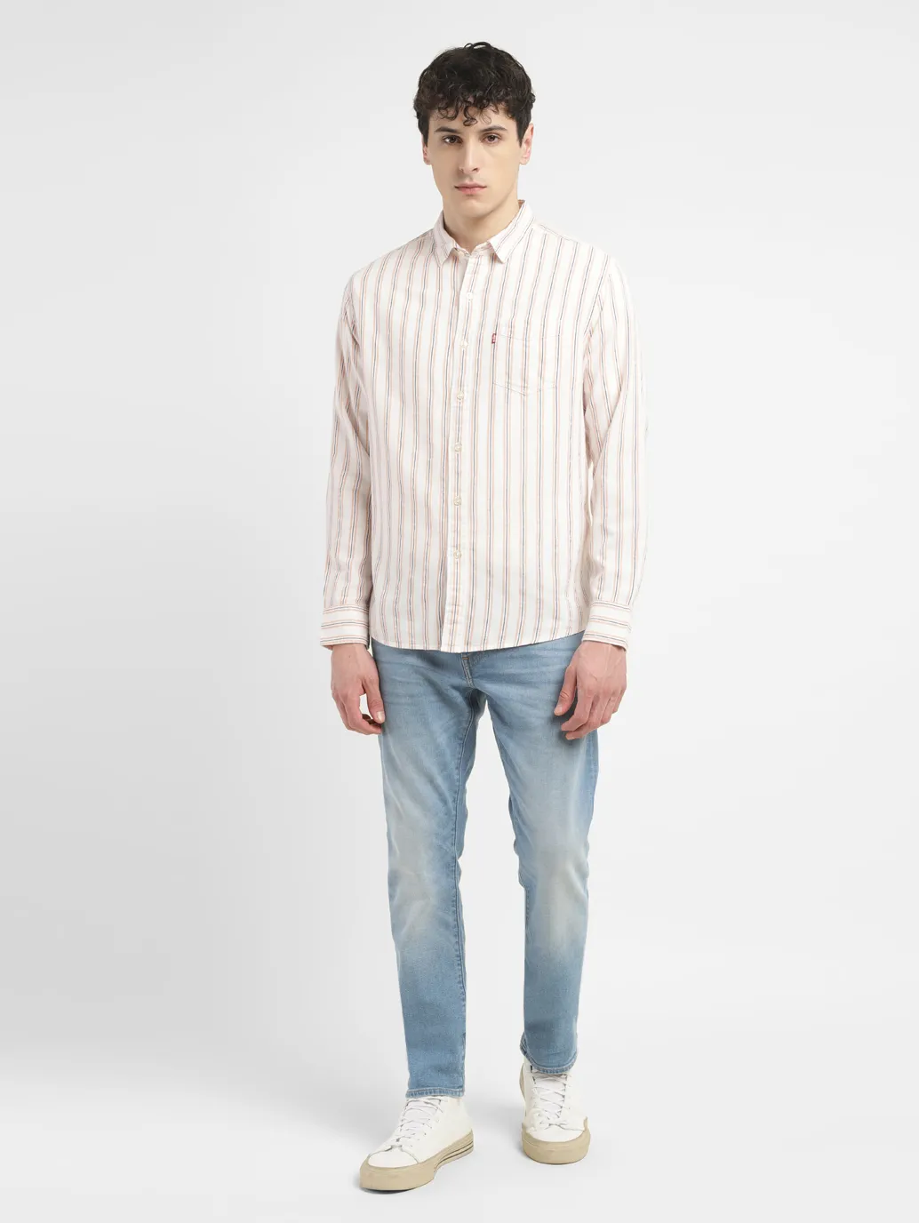 Men's Striped Slim Fit Shirt - Image 6