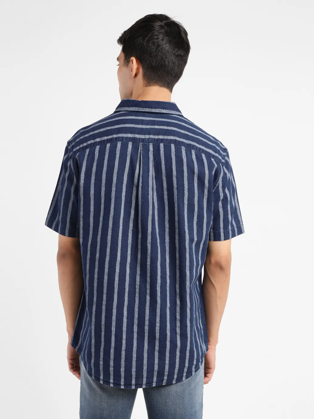 Men's Striped Slim Fit Shirt - Image 3