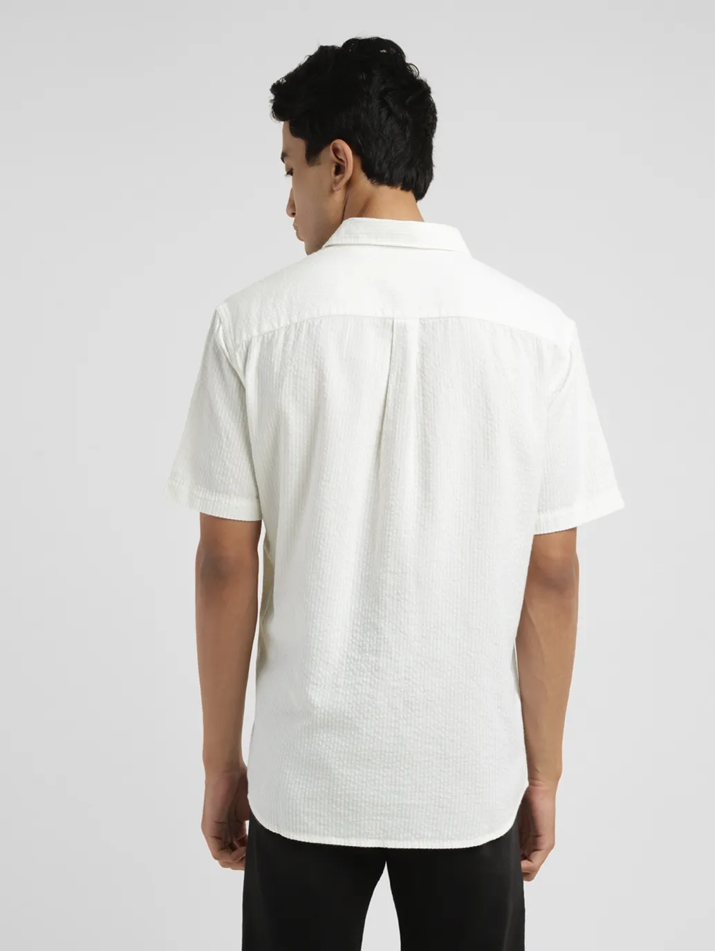 Men's Striped Slim Fit Shirt - Image 3