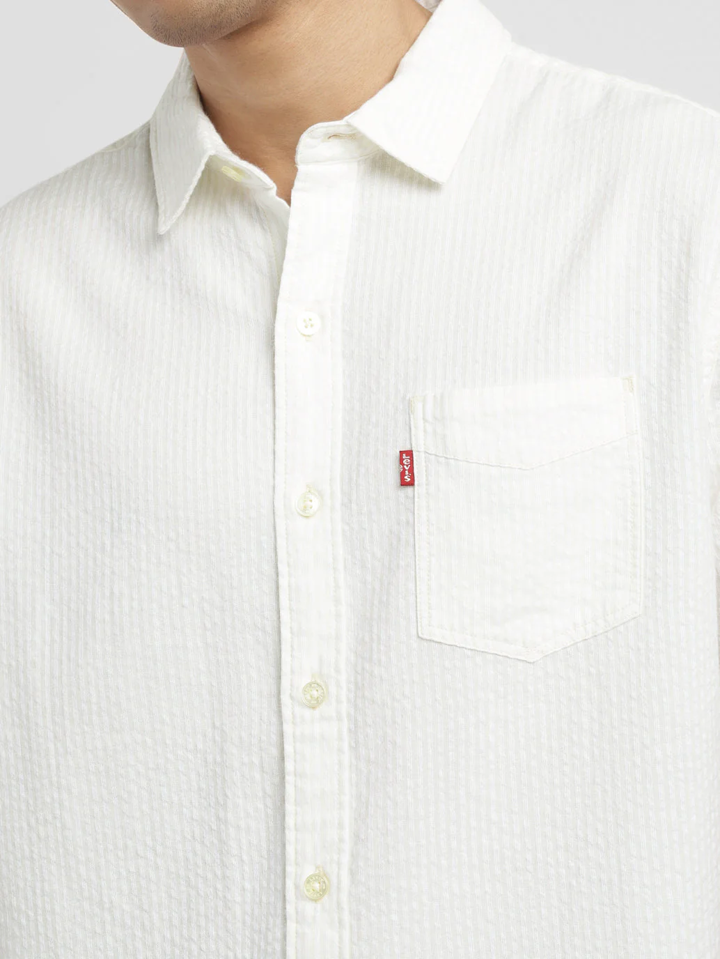 Men's Striped Slim Fit Shirt - Image 4