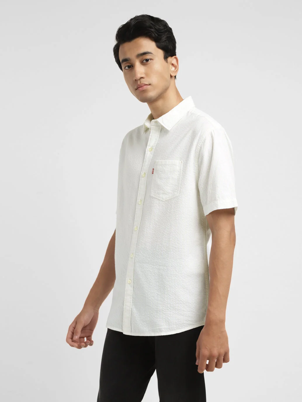 Men's Striped Slim Fit Shirt - Image 5
