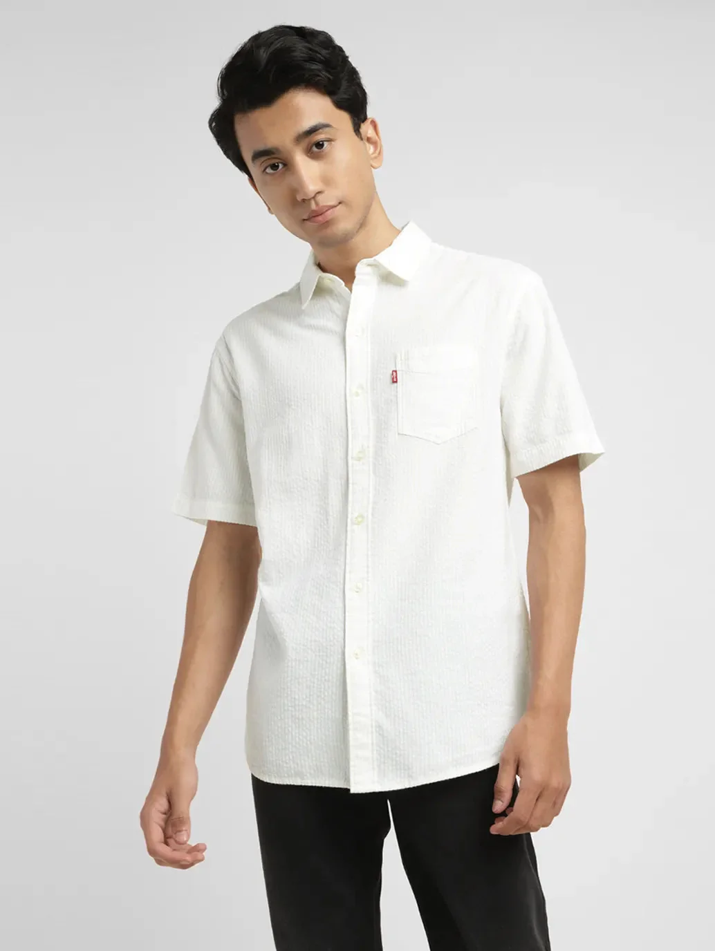Men's Striped Slim Fit Shirt - Image 7