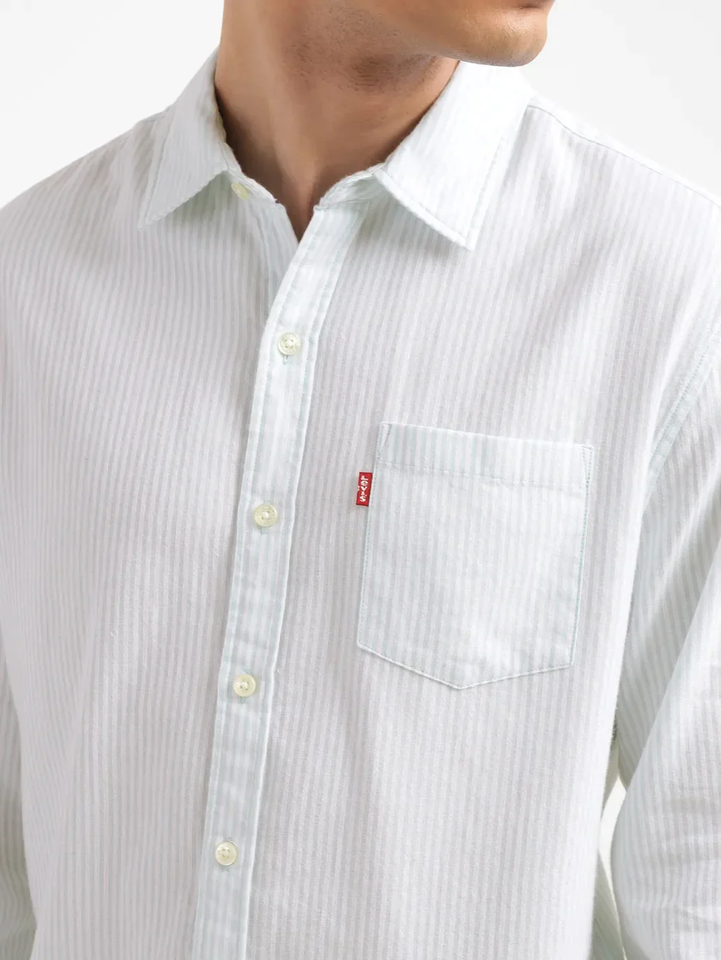 Men's Striped Slim Fit Shirt - Image 5
