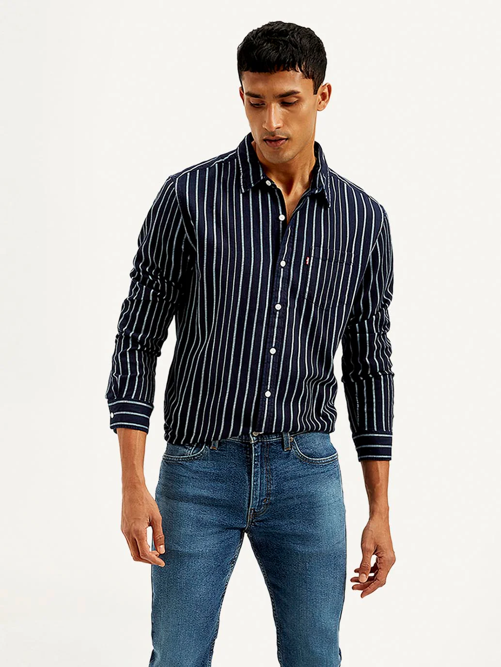 Men's Striped Slim Fit Shirt