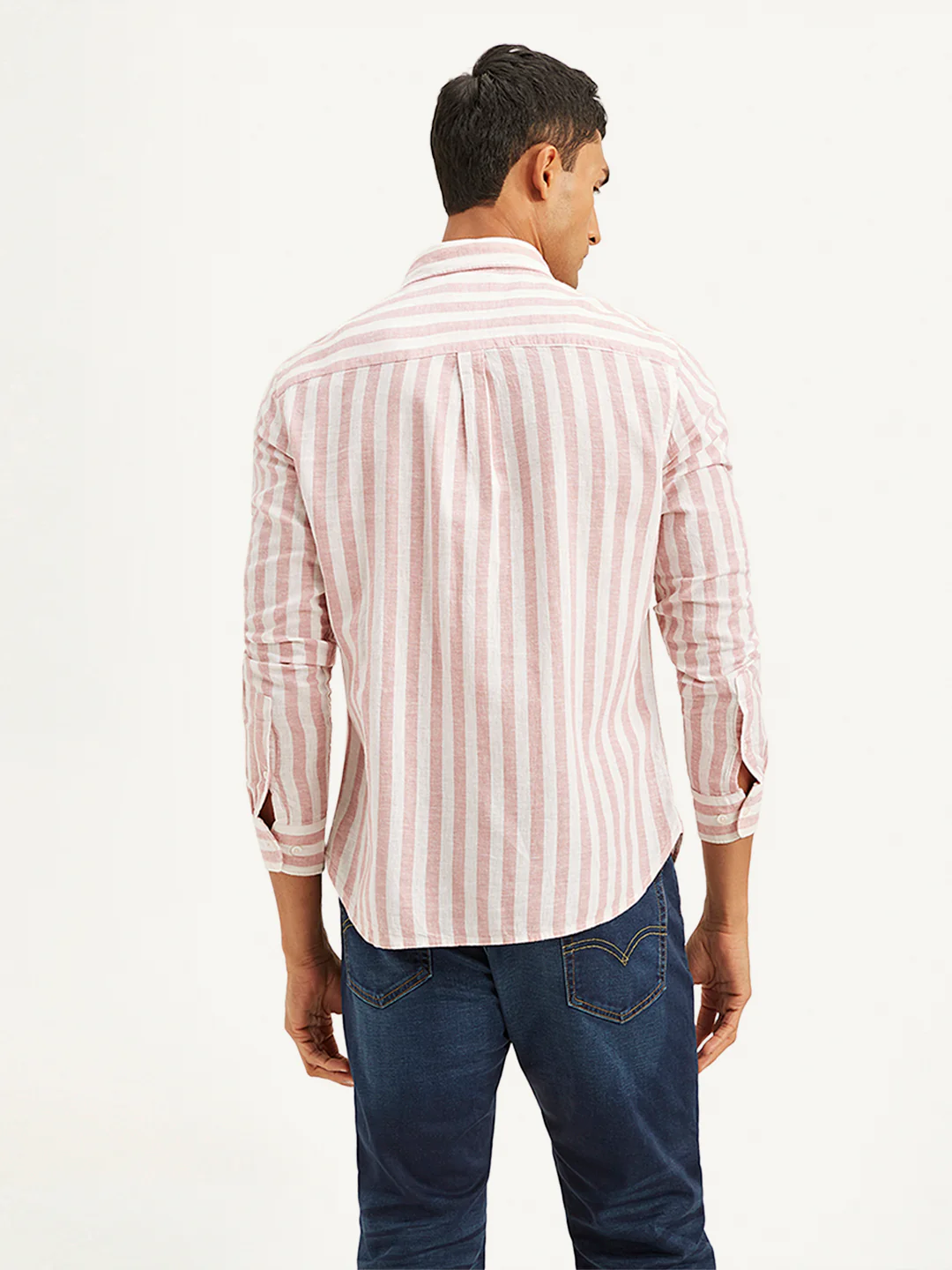 Men's Striped Slim Fit Shirt - Image 2