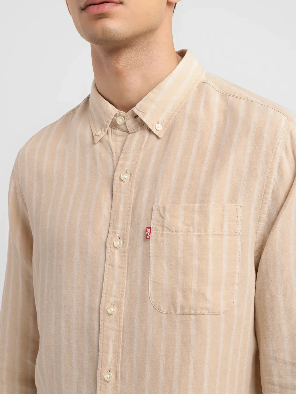 Men's Striped Slim Fit Shirt - Image 5