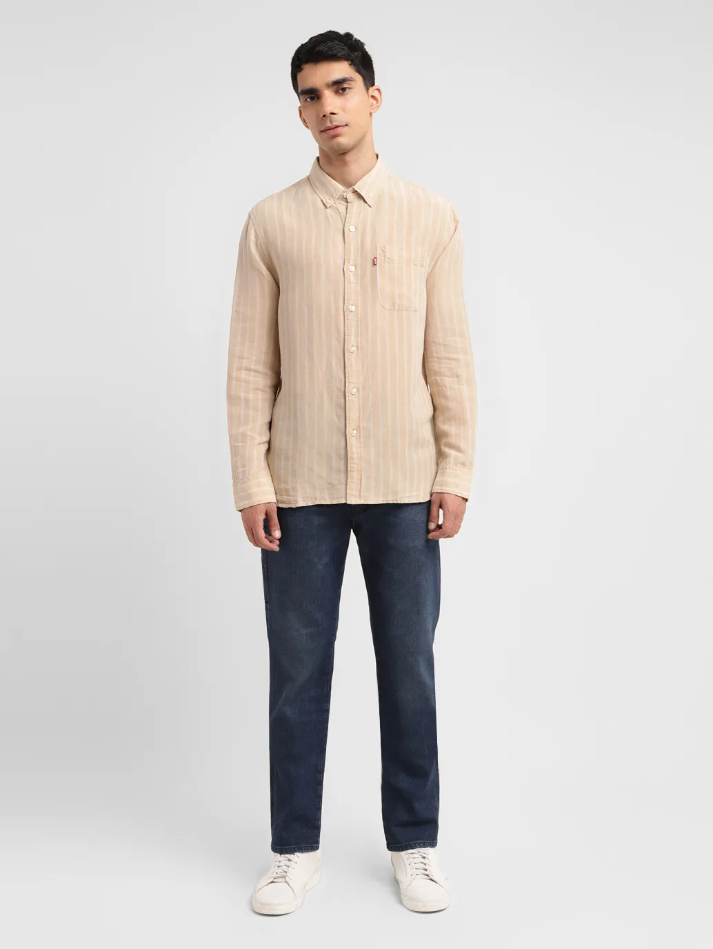 Men's Striped Slim Fit Shirt - Image 6