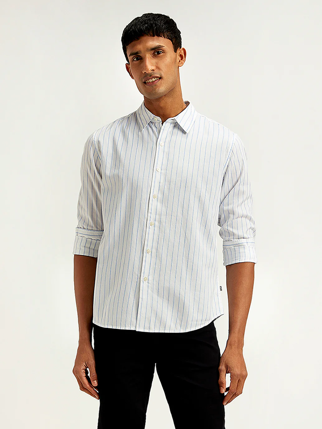 Men's Redloop Striped Slim Fit Shirt