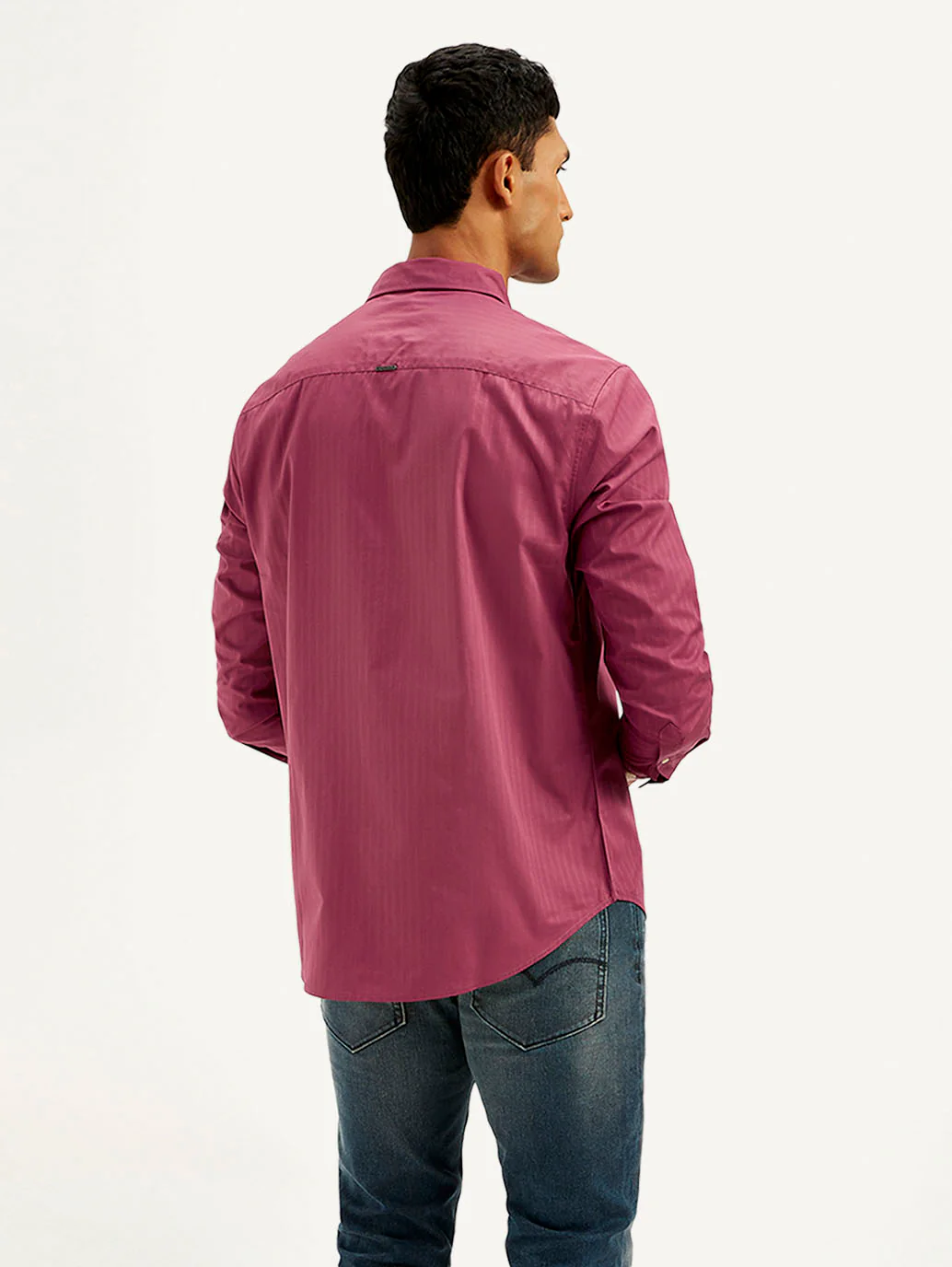 Men's Redloop Striped Slim Fit Shirt - Image 3