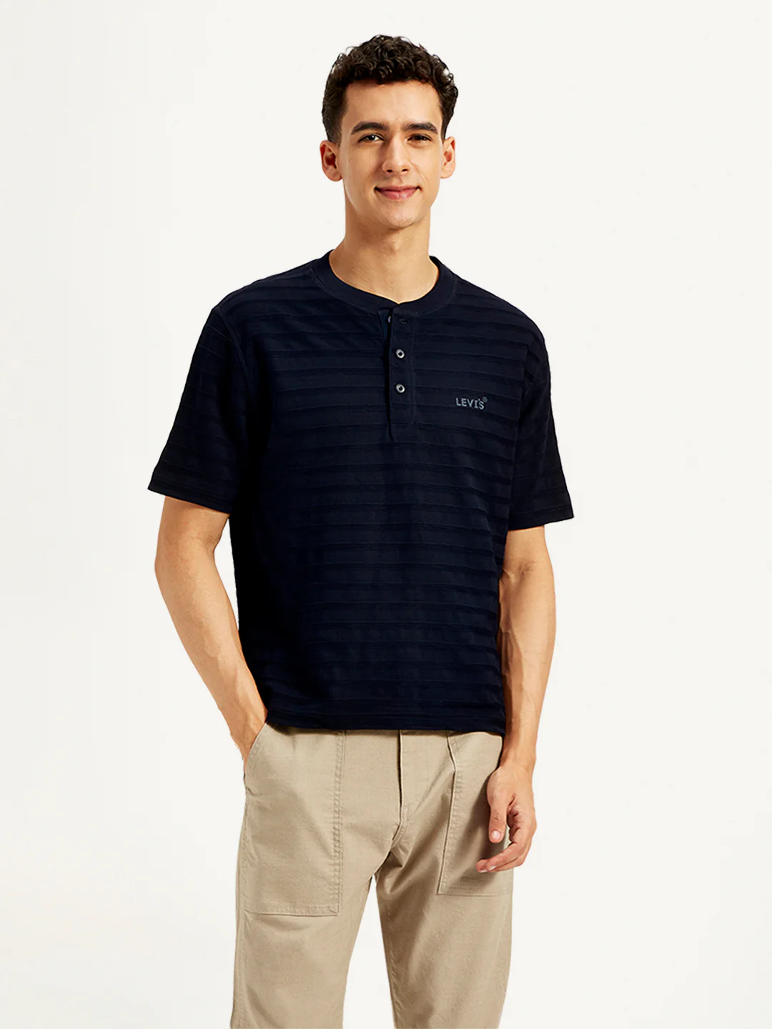 Men's Striped Slim Fit T-Shirt - Image 2