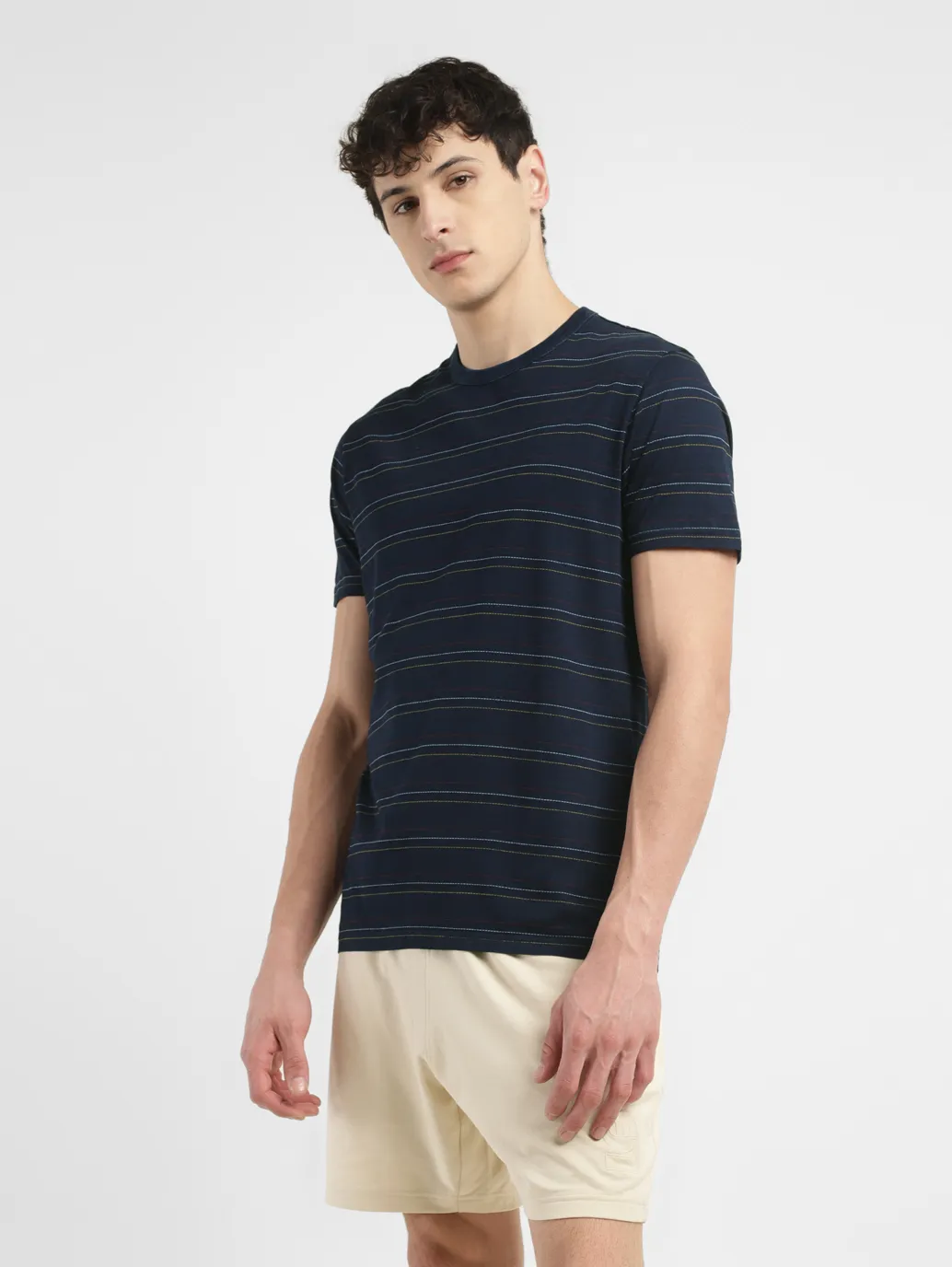 Men's Striped Slim Fit T-shirt - Image 4