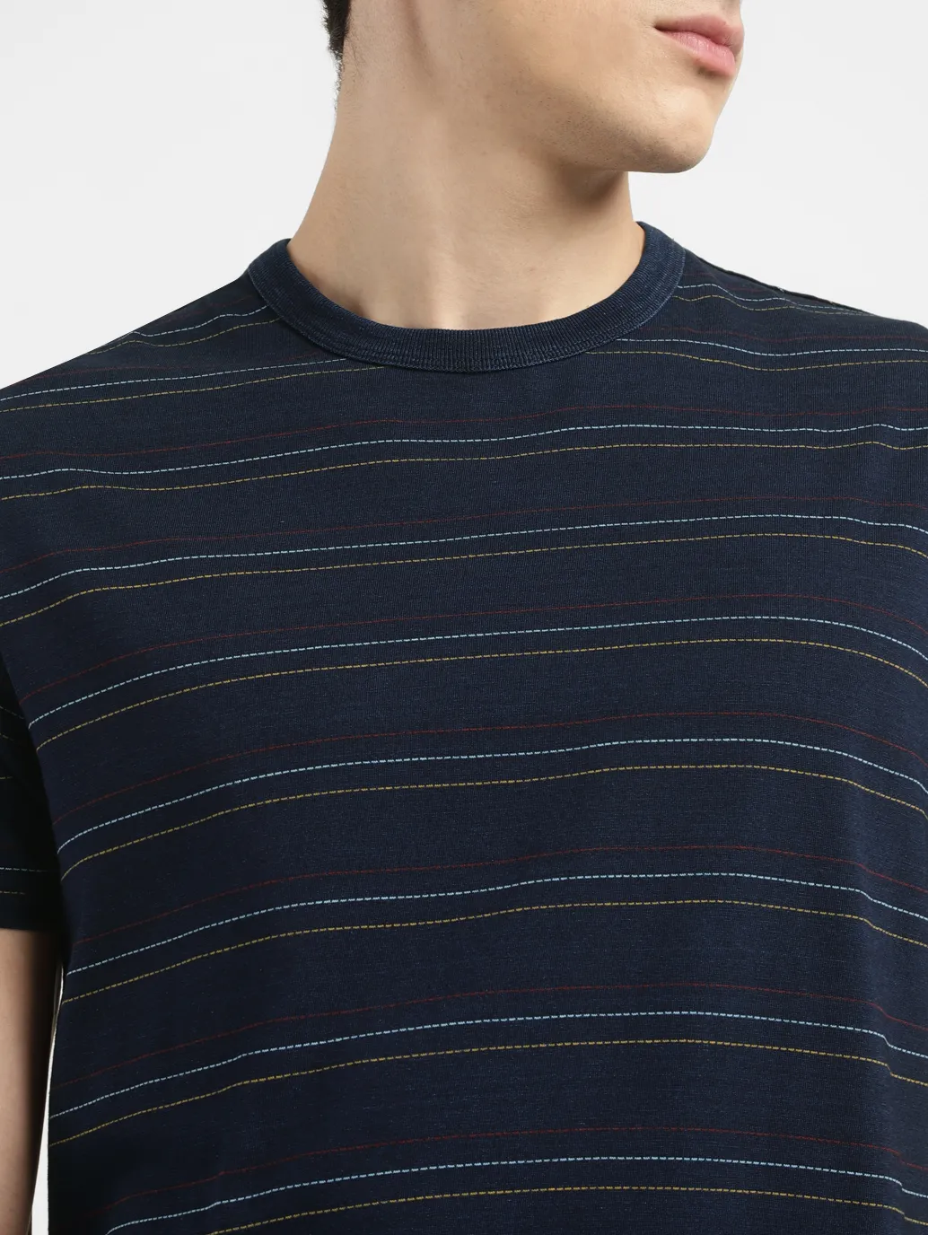 Men's Striped Slim Fit T-shirt - Image 5